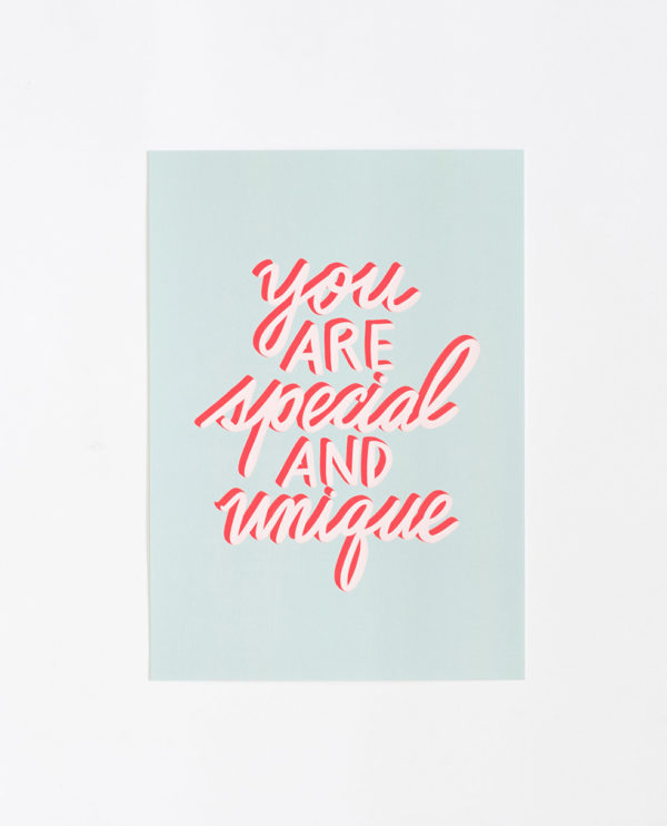 affiche-you-are-special-and-unique