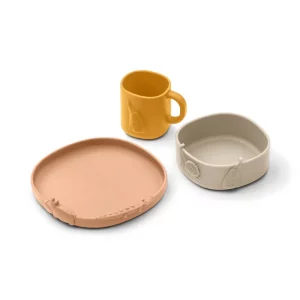box-repas-en-silicone-3-pieces-kine-tuscany-rose-liewood