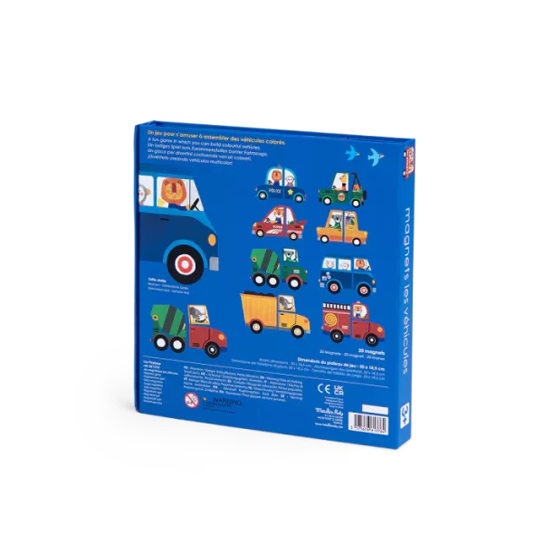Jeu magnétique les véhicules | Les popipop – Image 5
