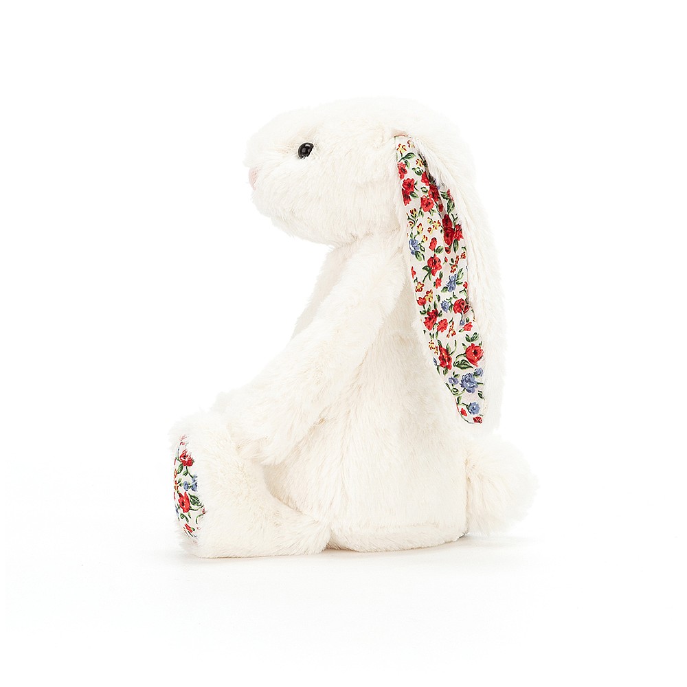 Peluche Lapin Blossom Silver 31 cm : Peluches