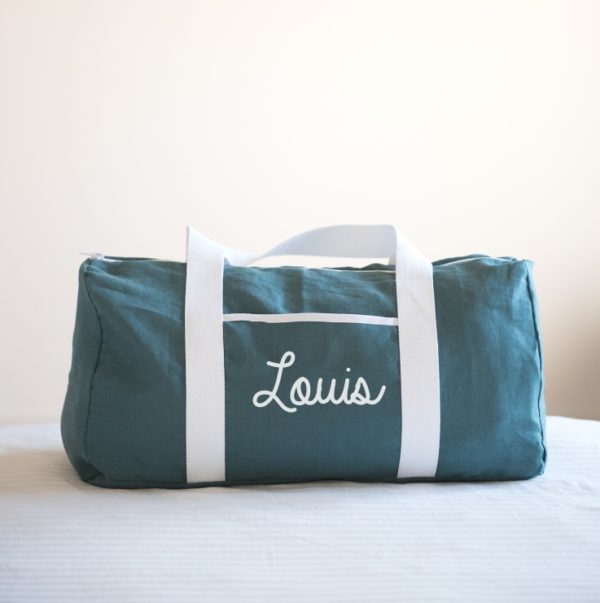 sac-week-end-personnalisé-bleu-canard