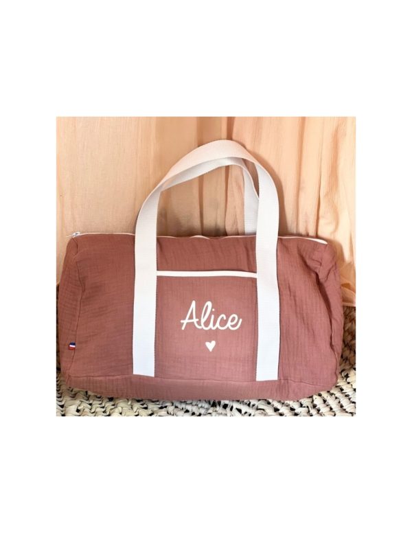 sac-week-end-personnalisé-vieux-rose