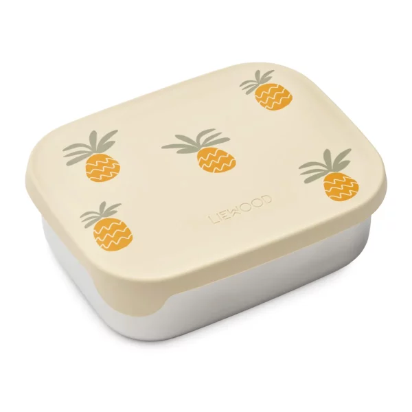 lunch-box-en-acier-arthur-900-ml-pineapples-cloud-cream