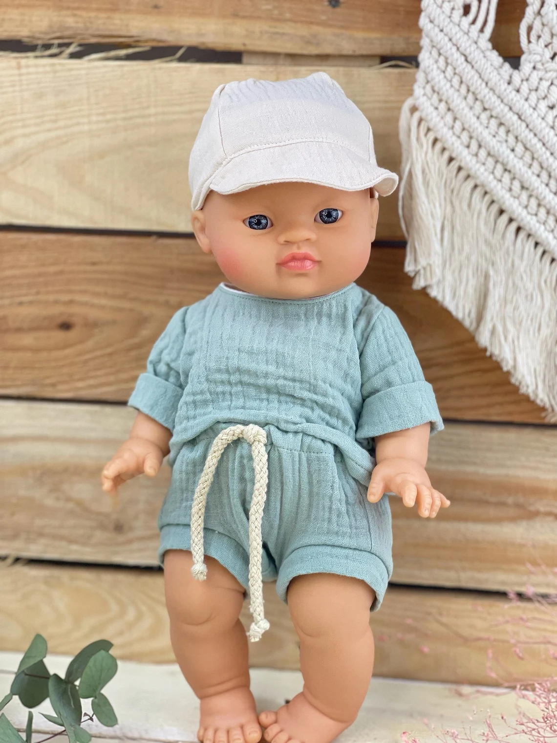 ensemble-bleu-menthe-vetement-poupee-minikane-gordis