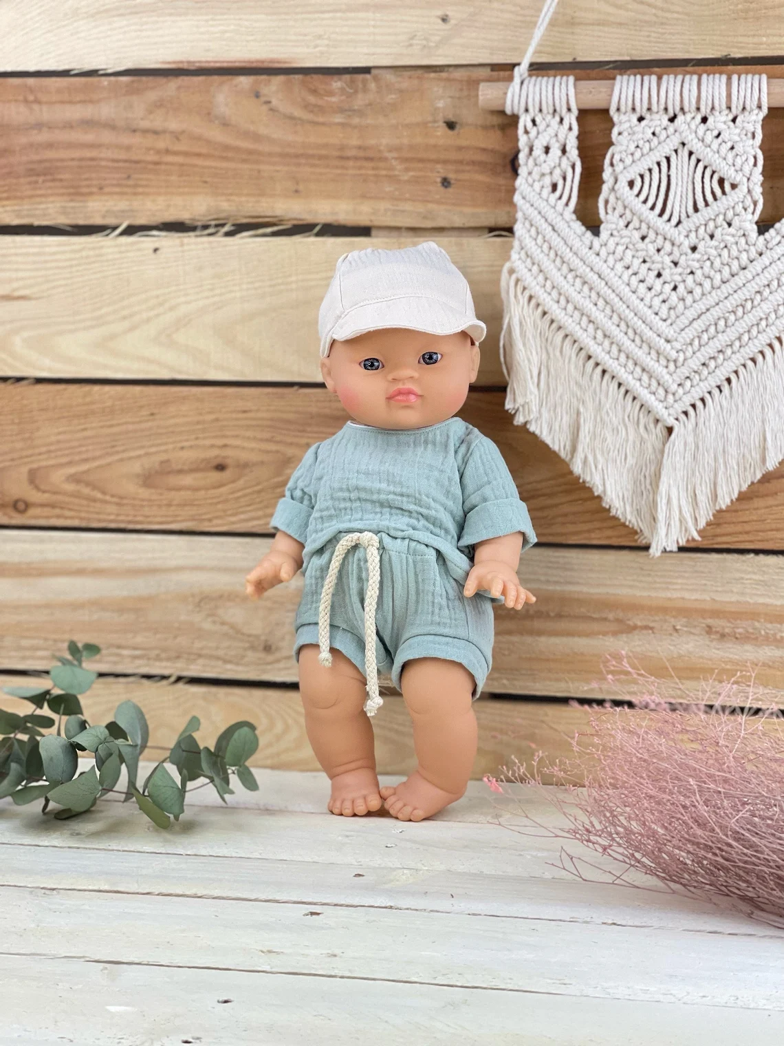 ensemble-bleu-menthe-vetement-poupee-minikane-gordis