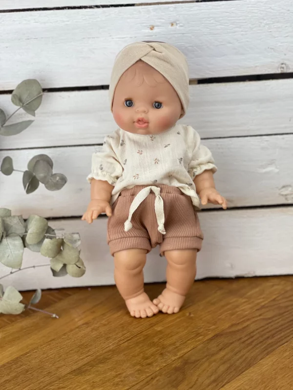 ensemble-creme-petites-fleurs-poupees-minikane-gordis