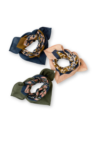 Foulard Manika Tulipe | Orage – Image 4
