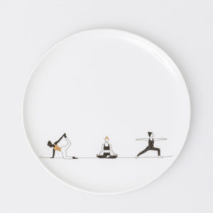Assiette yoga rader