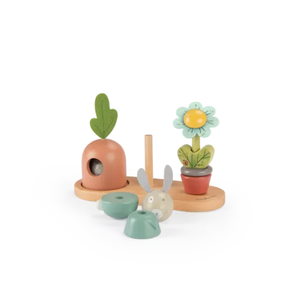 jouet-a-empiler-trois-petits-lapins-moulin-roty