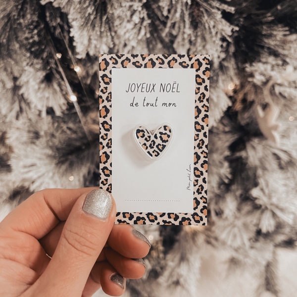 pins-coeur-léopard-joyeux-noël-mon-petit-leon
