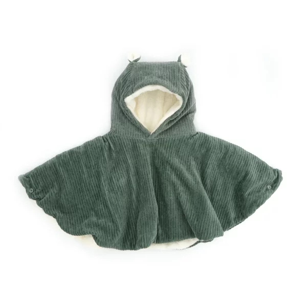 poncho-bebe-velours-kaki-rien-que-des-betises