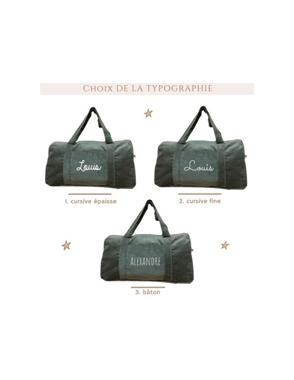 sac-week-end-velours-côtelé-kaki-personnalisable (1)