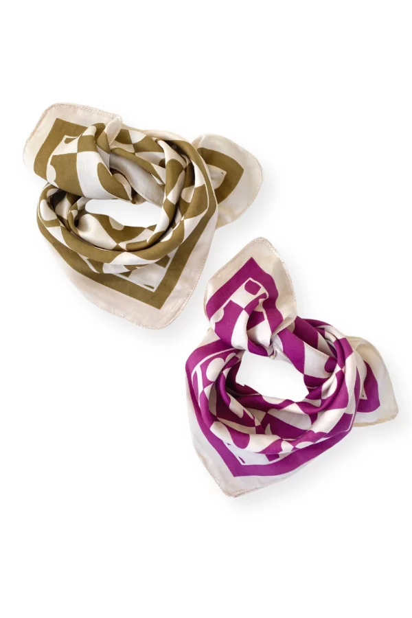 small-foulard-vanika-damier-fuchsia-apaches