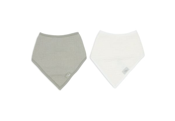 Bavoir-Bandana-olive-green-oatmeal-jollein_1