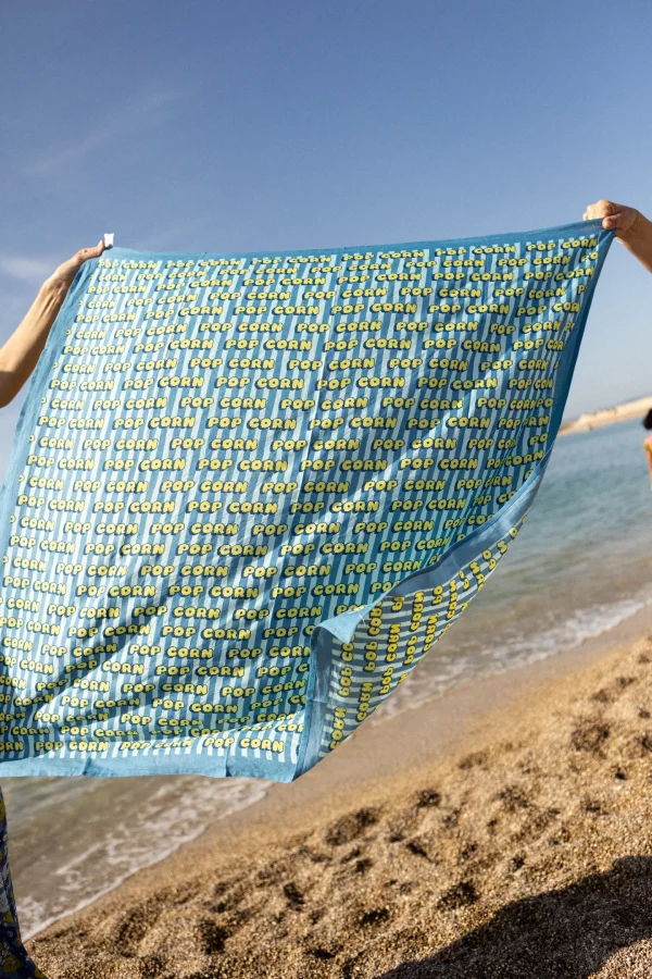 Foulard Latika Pop Corn | Ocean – Image 4