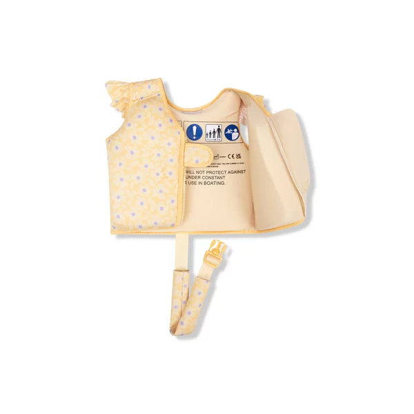 gilet-natation-fleuri-jaune-swim-essentials
