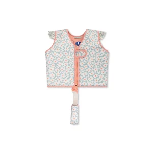 gilet-natation-fleuri-vert-swim-essentials