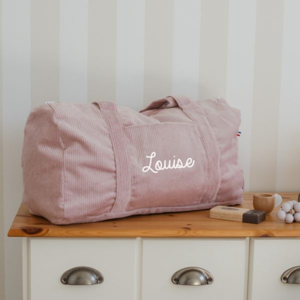sac-week-end-velours-côtelé-lila-personnalisable
