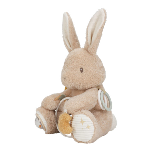 Peluche-activités-Lapin-Newborn-little-dutch