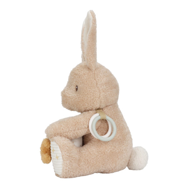 Peluche-activités-Lapin-Newborn-little-dutch