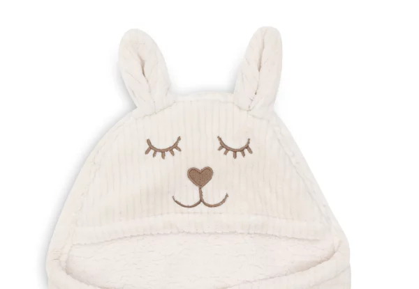 Couverture portefeuille Bunny | Cloudy Rib Oatmeal – Image 5