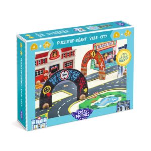 Puzzl'Up-Ville-Géant-33 pcs-crazy-motors-djeco-03