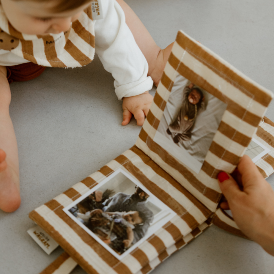 Mini album photo Famille | Rayures larges – Image 2