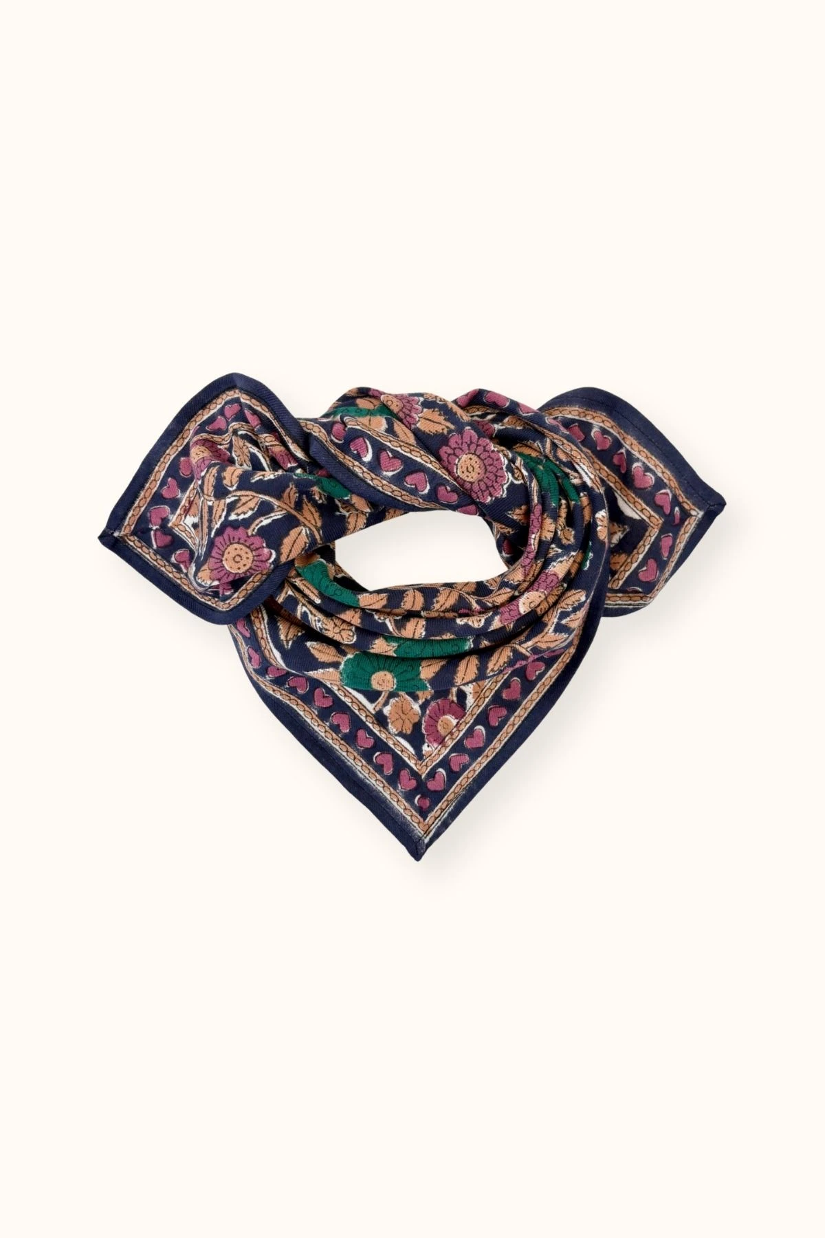 small-foulard-manika-coeur-navy-forest