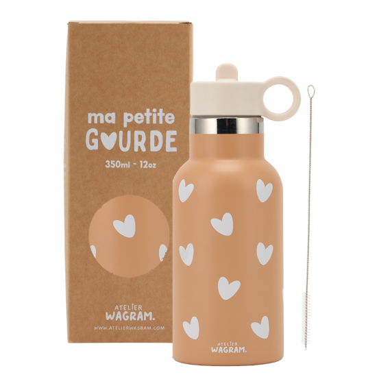 gourde-acier-inoxydable-creme-nougat-atelier-wagram-350-ml