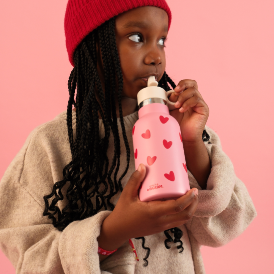 gourde-acier-inoxydable-rose-coeurs-rouge-atelier-wagram-350-ml