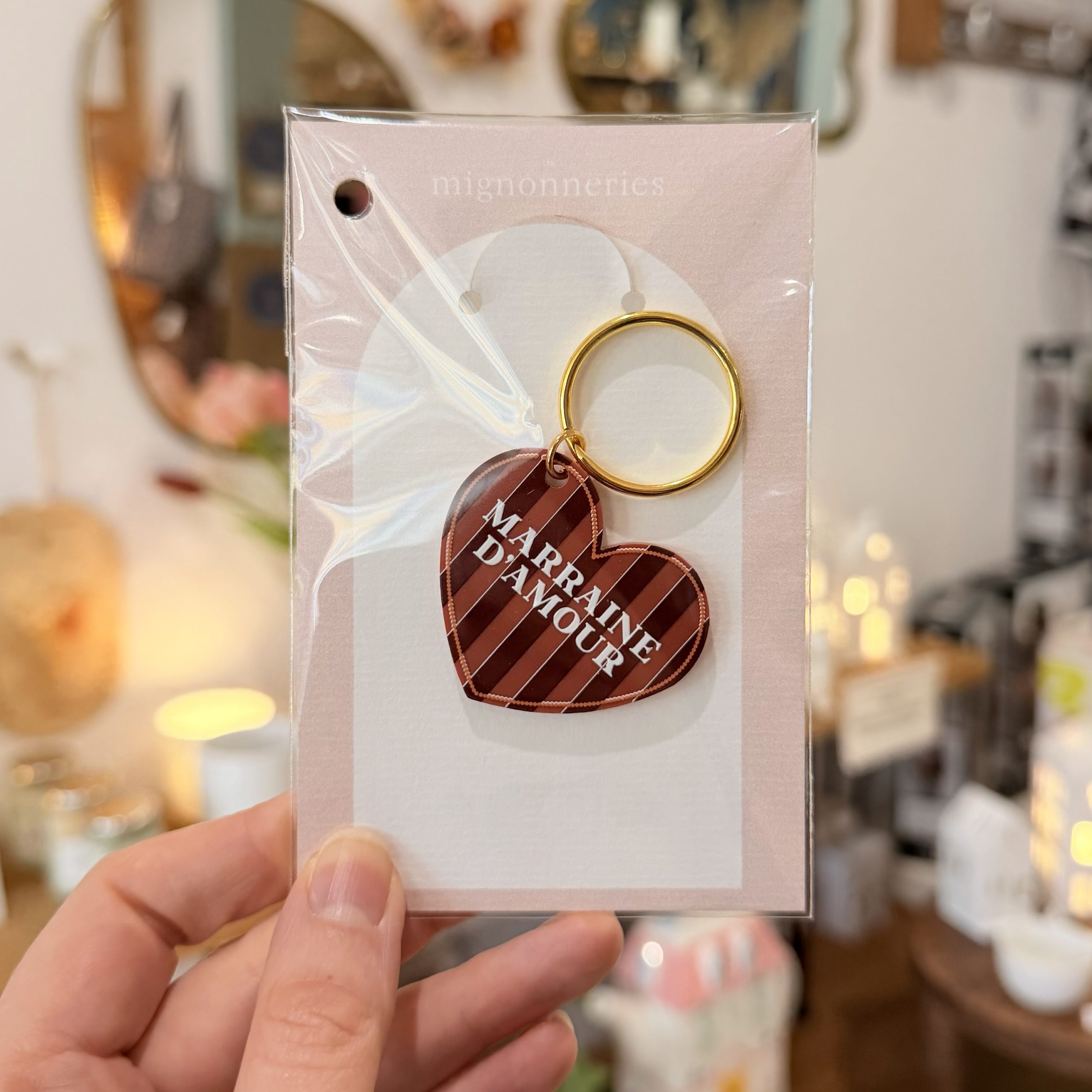 Porte-clés | Marraine d'amour