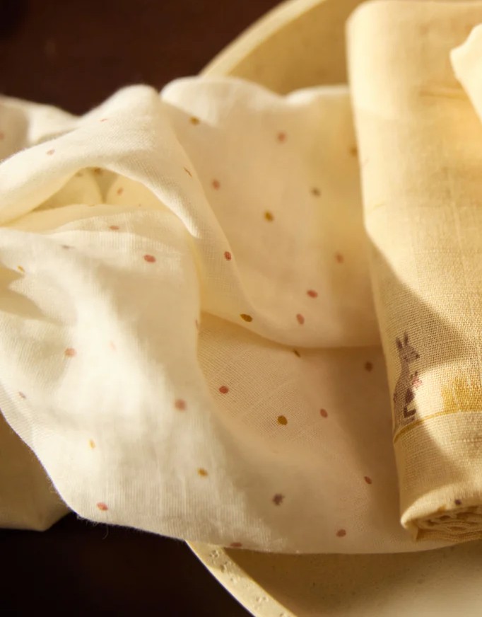 lange-gaze-de-coton-115x115cm-dots-point-jollein