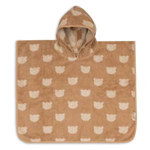 poncho-de-bain-eponge-jacquard-teddy-bear-biscuit-blush-jollein