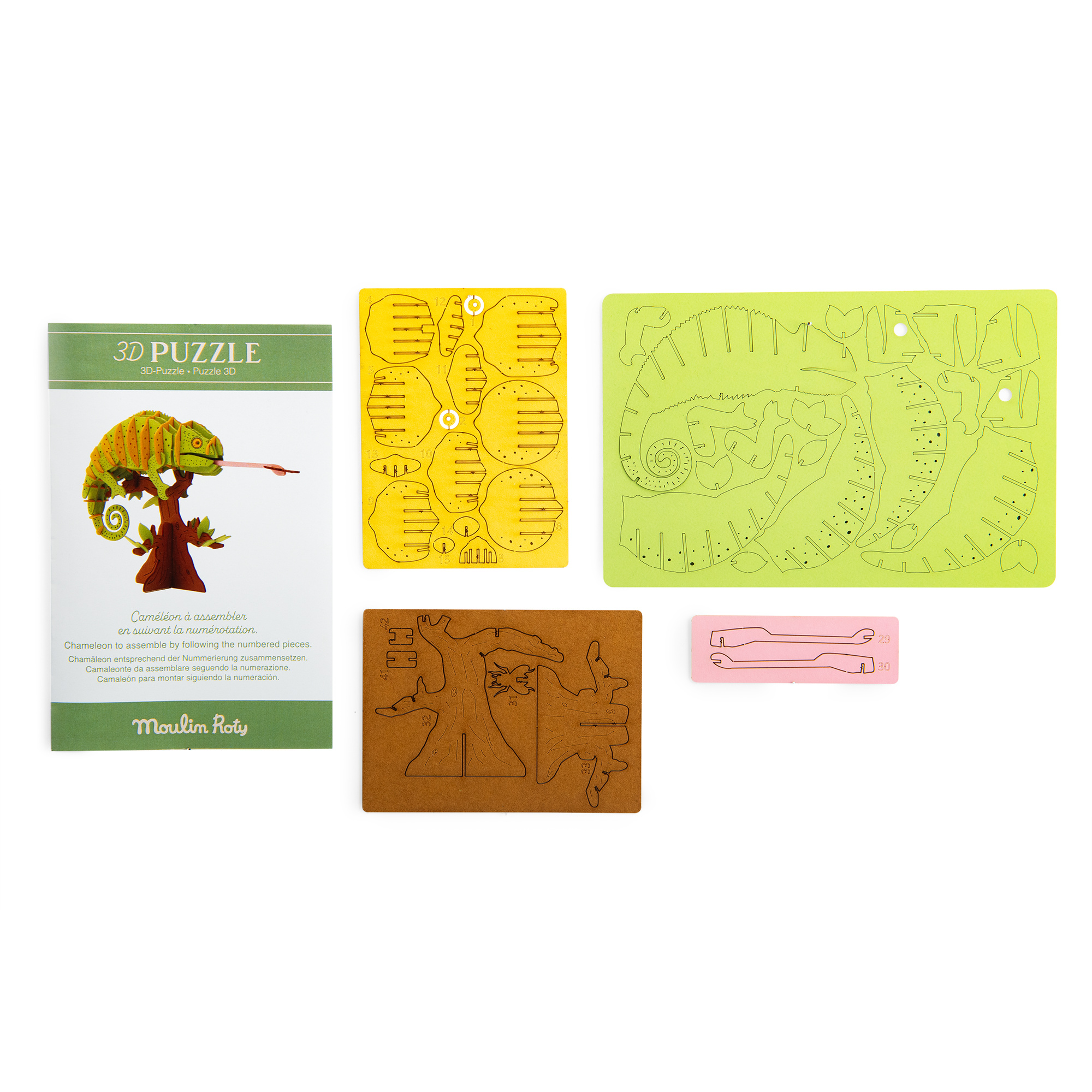 Puzzle-3D-Cameleon-Tout-autour-du-monde-moulin-roty