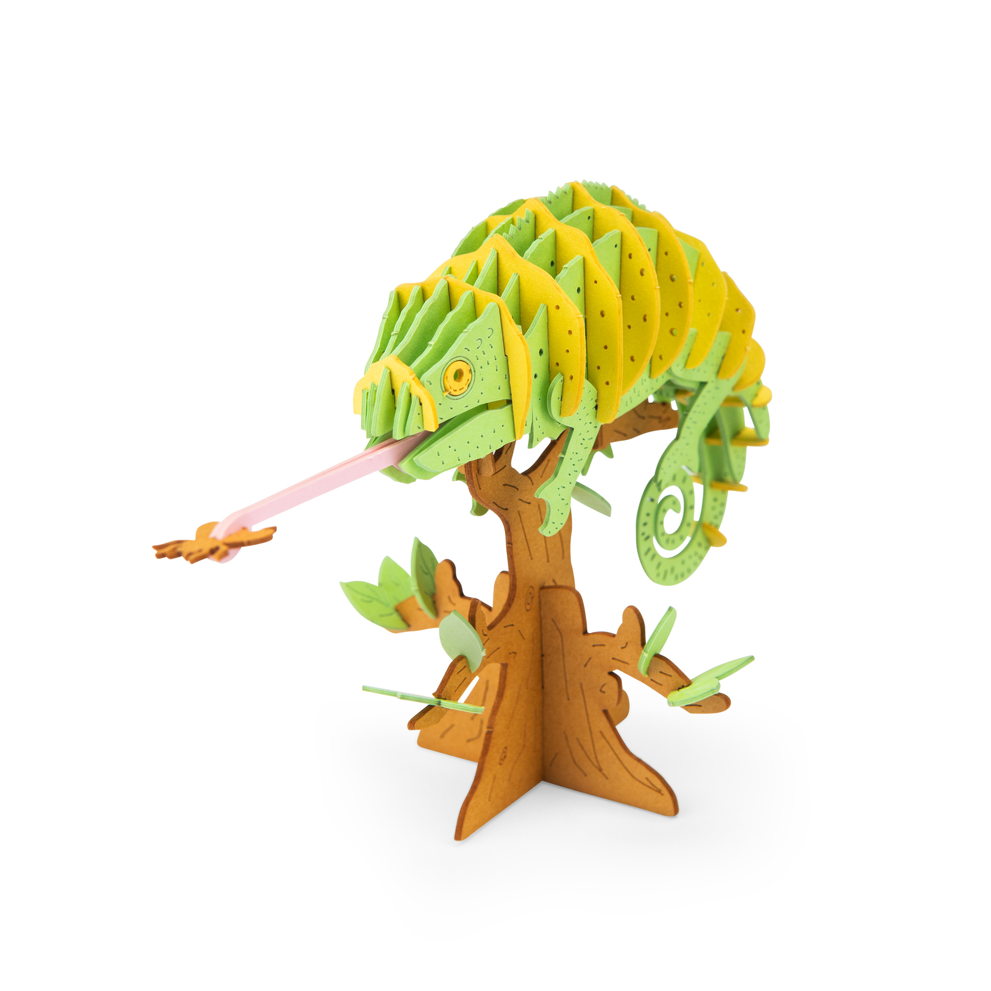Puzzle-3D-Cameleon-Tout-autour-du-monde-moulin-roty