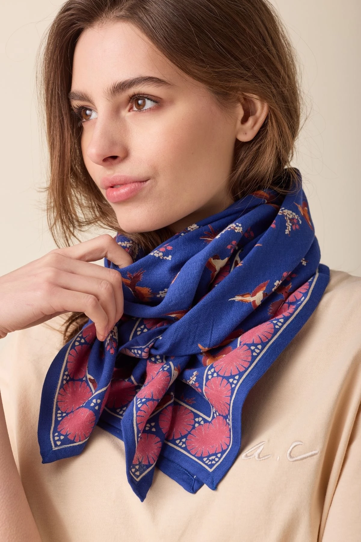 big-foulard-latika-cerisier-solo-el-sol-bleu-cerisier-apaches