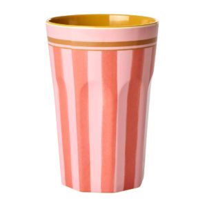 gobelet-melamine-rayures-roses-haut-rice