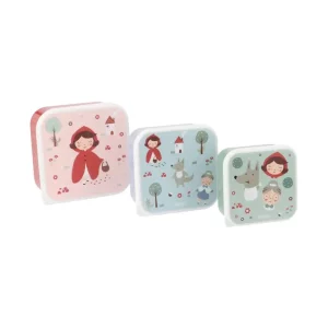 3 Boites à goûter | Chaperon rouge