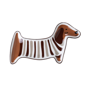 coupelle-chien-rayure-marron-teckel