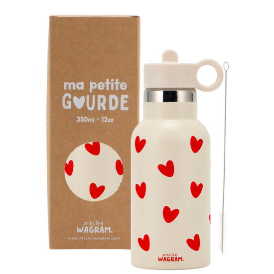 gourde-acier-inoxydable-creme-coeurs-rouges-atelier-wagram