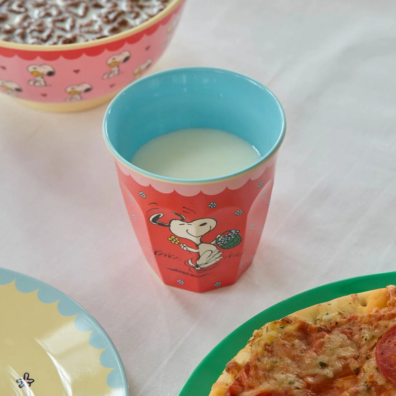 gobelet-en-melamine-snoopy-rouge-rice